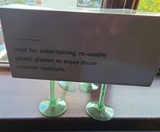 re useable gin glasses