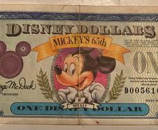Collectors Disney dollar 1993 Mickey's 65th