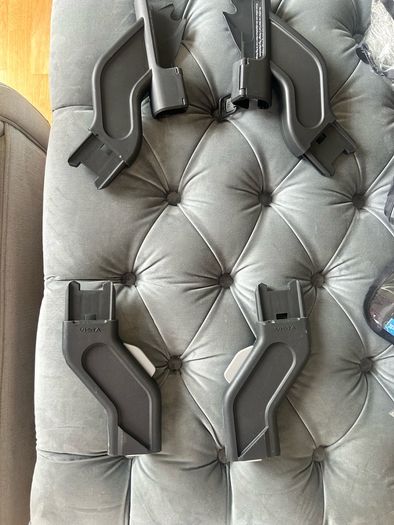 UPPAbaby Vista (2018) Complete Double Buggy Setup (Soft Grey / Gregory)
