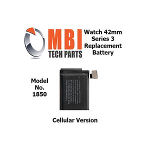 Apple Watch 42mm Series 3 Replacement Battery A1850 352mAh Cellular