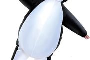 Inflatable Costume Penguin Air Blow-up Deluxe Halloween Costume - Adult Size