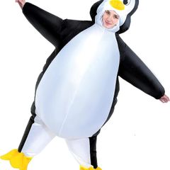 Inflatable Costume Penguin Air Blow-up Deluxe Halloween Costume - Adult Size