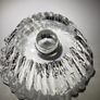 Daum France Crystal Candle Holders. Pair of Mid Century French Art Glass Image 3