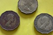 UK Three Pence- 1953/1962/1967