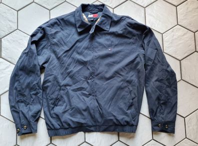 Mens Vintage Tommy Hilfiger Jacket navy blue Size S