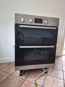 Indesit double oven