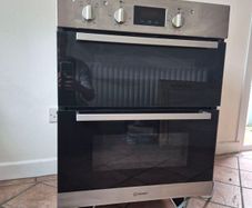 Indesit double oven