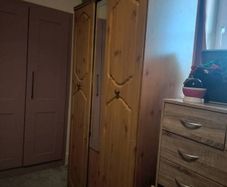 Wardrobe 18.25 inches depth, 36.5 inches wide & 70 inches high