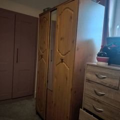 Wardrobe 18.25 inches depth, 36.5 inches wide & 70 inches high