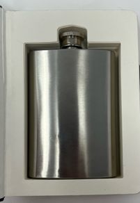 Hardback Good Book with hidden/safe hip flask. Flask is 4 fluid ounces made from stainless steel.