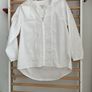 blouse Bnwot gap size 12 100% cotton frilled collar shirt long sleeved Image 3