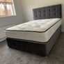 Brand New Stylish single Divan Beds.. Multiple Options Of Headboards. Tufted Memory Foam Mattresses Available. Drawers Storage Available Image 8