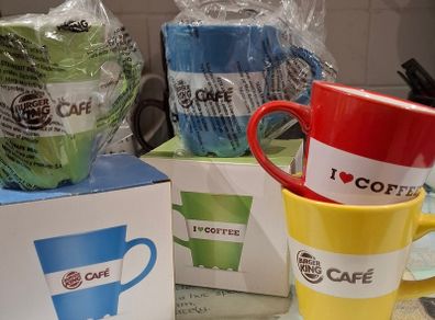 Vintage 2012 Burger King Coffee Cups