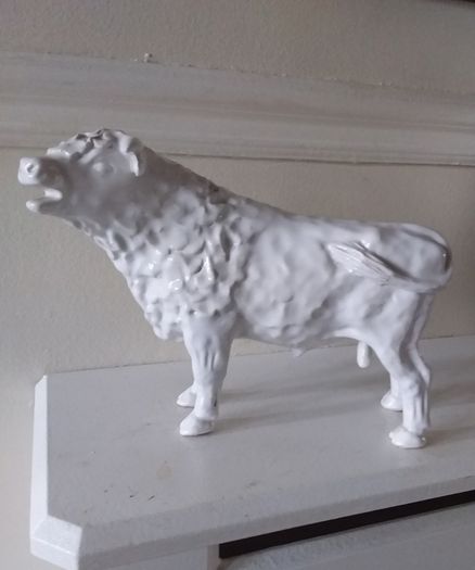 Shebeg Isle of Man : White Bull - Repaired