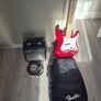 Squier stratocaster + amp and accessories Image 2
