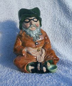 BEGGAR MAN (Staffordshire Fine Ceramics Ltd) - a finely made toby jug of a blind beggar from the Tinker-Tailor series (1960's / 1970's). Large size 18.2 cm.