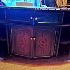 FREE mahogany corner TV unit