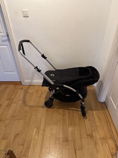 Bugaboo Bee 5 with newborn cocoon attachment, winter foot muff & rain cover