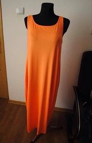 Orange neon oversize maxi dress Perfect condition fits sizes from UK16 to 22 Postage included
