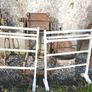 Vintage 19th Century White Painted Mahogany Towel Stand, C1880 (30 each) Image 7