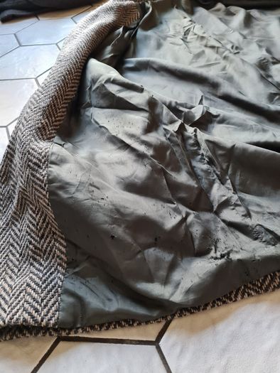 Women's Avoca vintage wool coat winter size 16 Made in Ireland grey