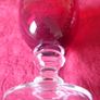 Piece Ruby Red Glass Stemmed Goblets Image 10