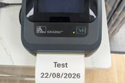 Zebra printer GK420d