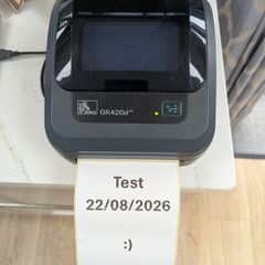 Zebra printer GK420d