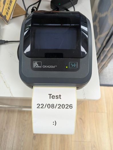 Zebra printer GK420d