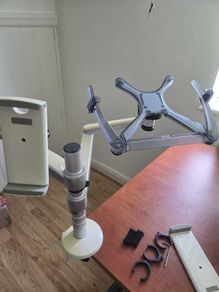 Laptop stand + phone/tablet holder