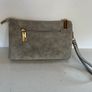 Grey Crossbody Clutch Bag Image 4