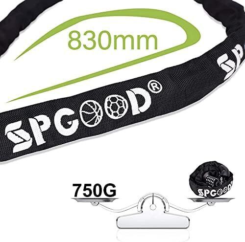Bike Locks Heavy Duty/Bicycle Chain/Cycling Lock (14 Colors) 5-Digits Codes Resettable 100,000 Codes for Bike Cycle, Moto, Door, Gate Fence 830mm Length(Black)