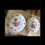 Antique Hand Painted Meissen Plate Set Image 3