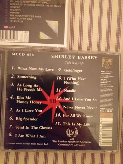 Shirley Bassey Pack.