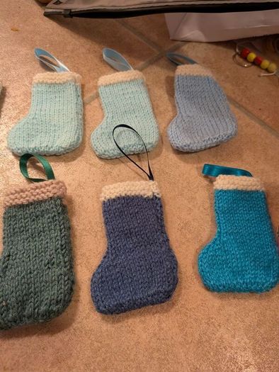 hand knitted decoration