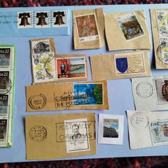Vintage Irish & International Stamp Lot - 1980s/2000s (Inc. Cats & History)