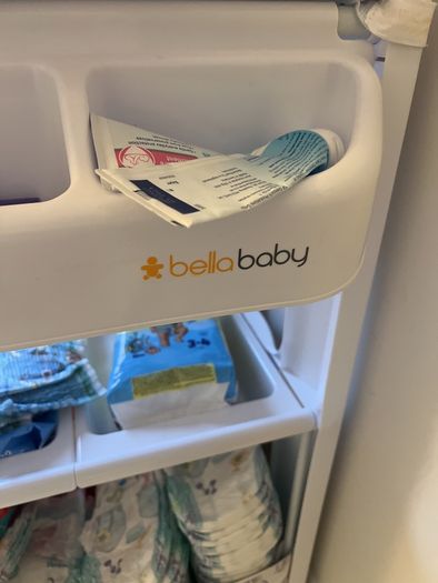 baby changing table
