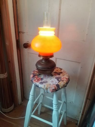lovely oil lamp style light