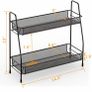 Bathroom Storage Spice Rack - 2 Tier Kitchen Storage & Organisation, Small Bathroom Organiser for Countertop, Home and Office Image 4