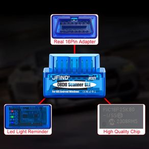 ELM327 Code Reader Scan Tool Bluetooth 5.1 Car Scanner JFIND JF327 For Android IOS Check Engine Motorcycle For Yamaha For Honda