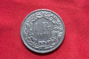 1971 1 Franc Switzerland mint