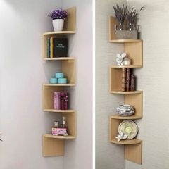 NEW 5 Tier Floating Corner Shelves