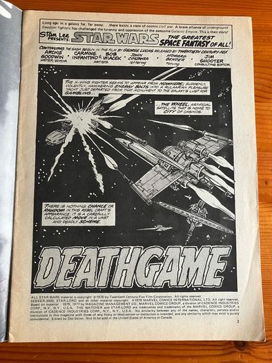 Comic: 'Star Wars Weekly' no. 39 / 1978