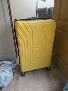Large Yellow Hurley Suitcase