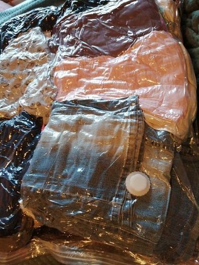 Bags of women clothes