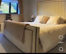 Super king bed with blanket box