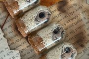 Miniature Captured Spirits in Glass Domes