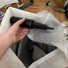 Exercise ball and pump