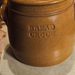 KILTREA BRIDGE POTTERY Handmade Traditional Earthenware Bread Crock