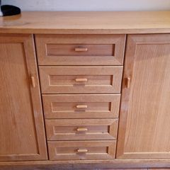 Free Wooden Sideboard, Restoration Project